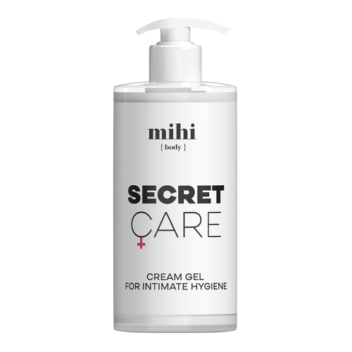 021102 Secret Care. Kremowy żel do higieny intymnej *Dozownik z pompką 090101 sprzedawany oddzielnie