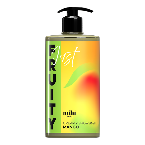 020625 Just Fruity. Creamy shower gel Mango *Dozownik z pompką 090104 sprzedawany oddzielnie