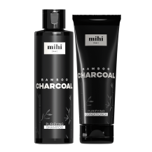 210358 Bamboo Charcoal. SET Skutečný detox pro vaše vlasy a pokožku hlavy (031400 + 031401)
