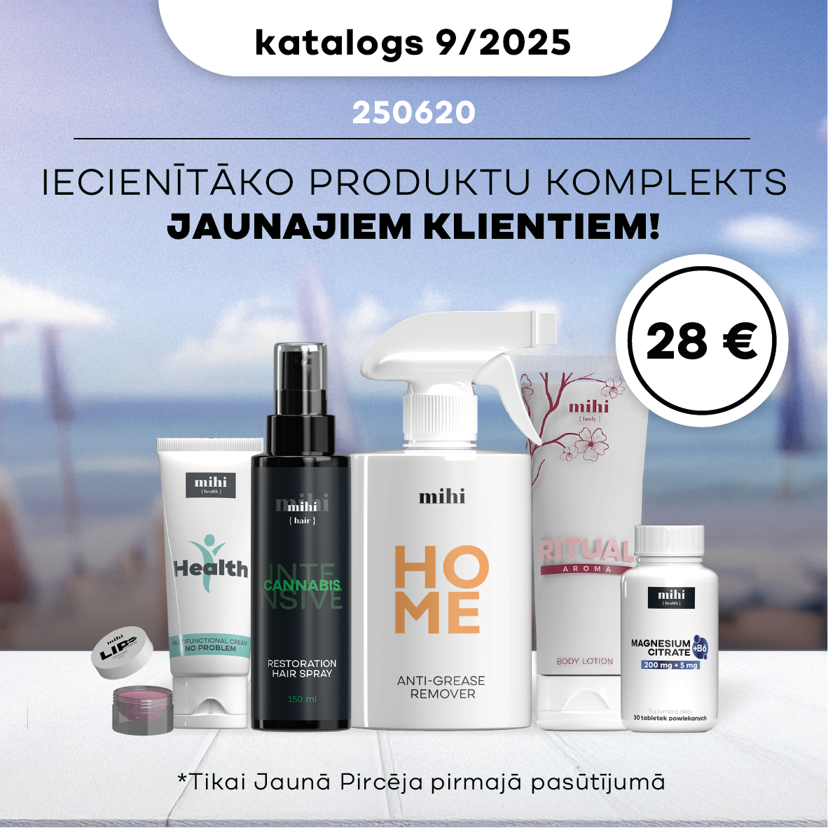 Komplekts Jaunajam Pircējam 09/2025 periodā!