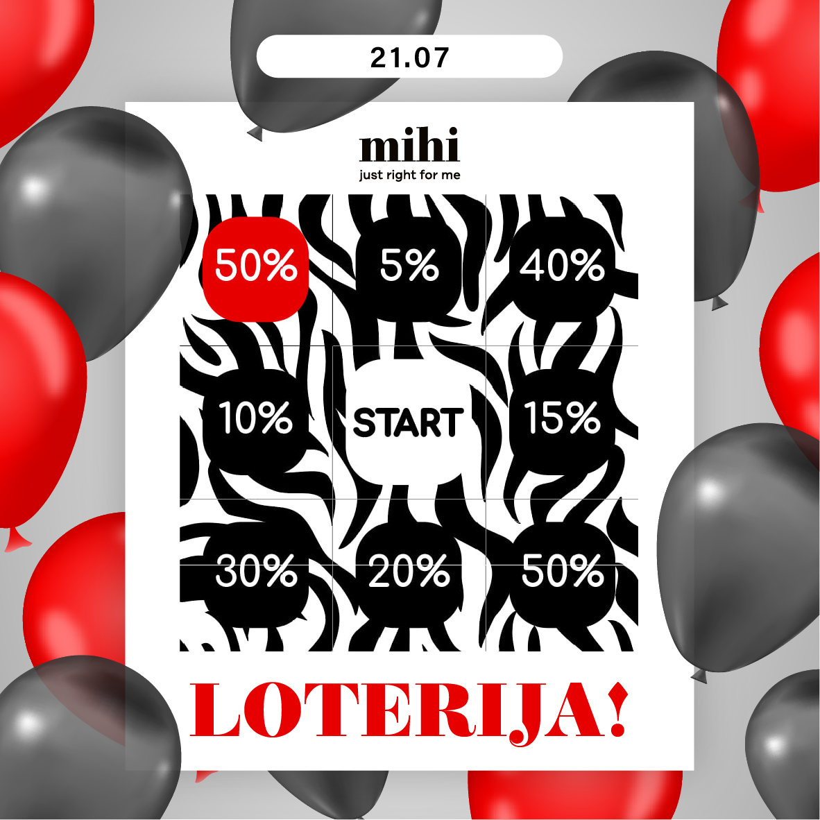 Bezzaudējuma loterija!