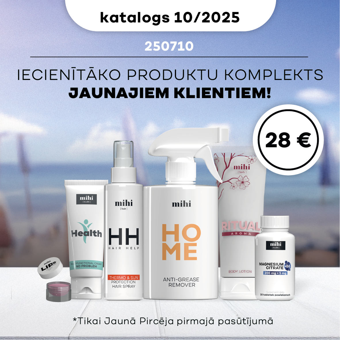 Komplekts Jaunajam Pircējam 10/2025 periodā!