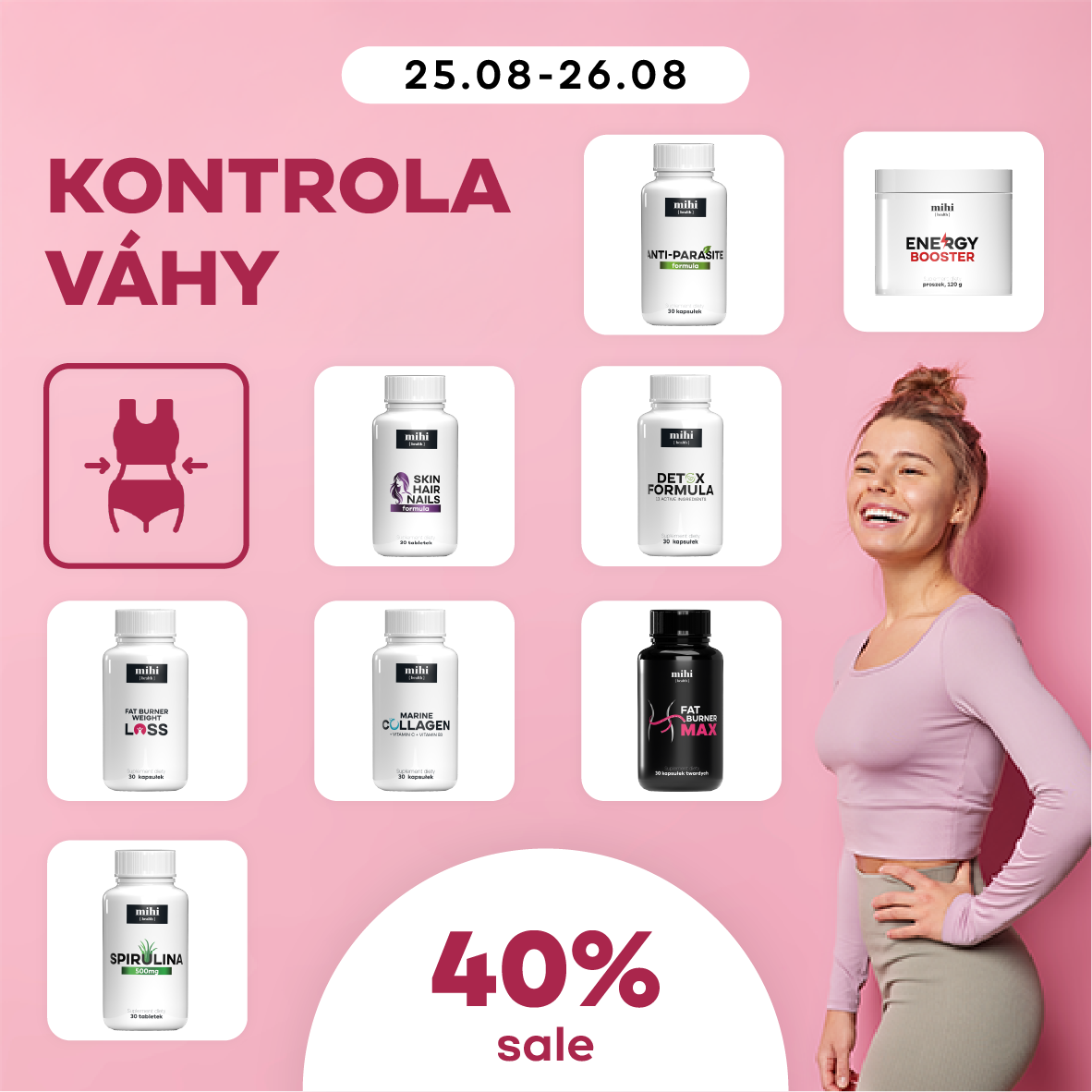 KONTROLA HMOTNOSTI - SLEVY!