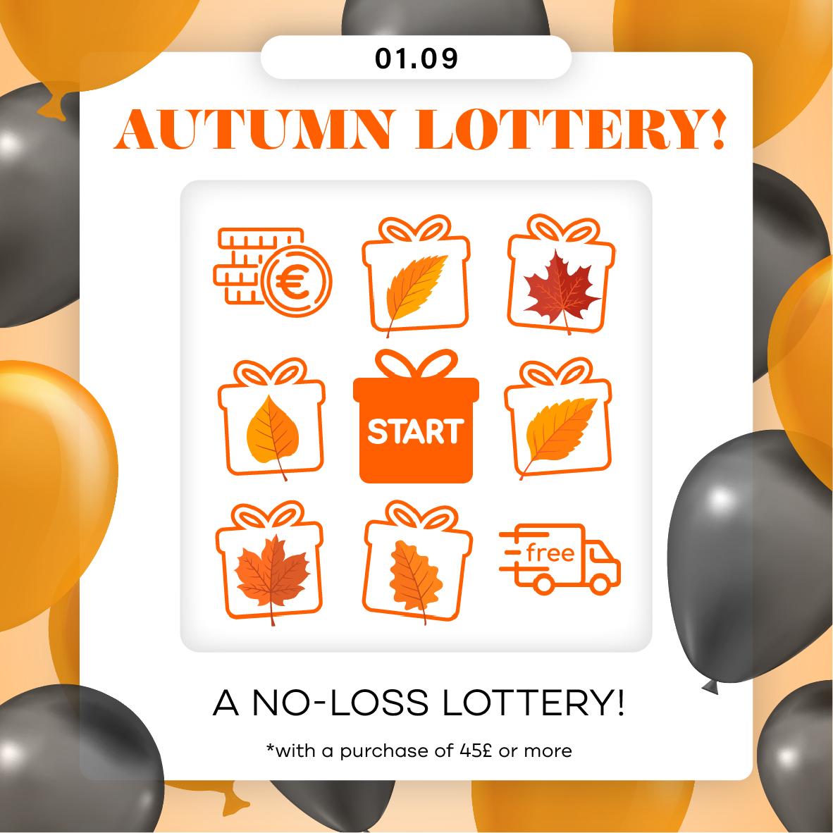 🍁 AUTUMN LOTTERY — A GUARANTEED WIN! 🍁