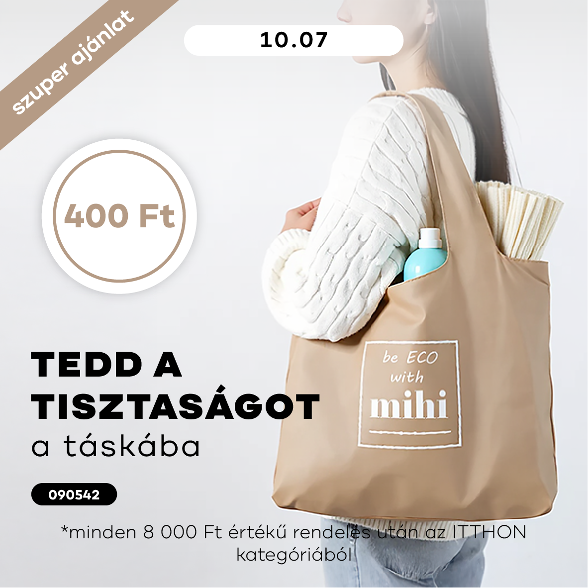 Tedd a tisztaságot a táskába