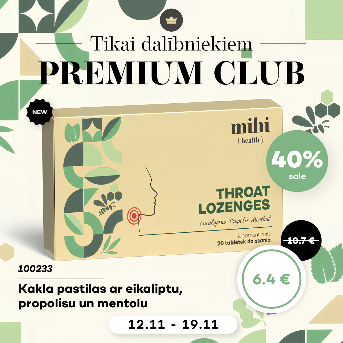 💥 Iepazīstieties ar jauno Mihi produktu! 🆕 Tikai Premium Club dalībniekiem!