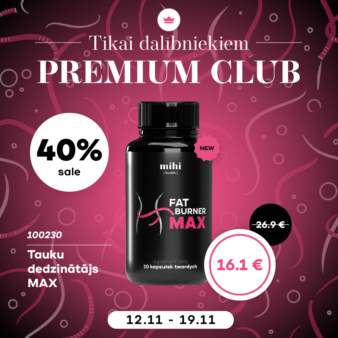 💥 Iepazīstieties ar jauno Mihi produktu! 🆕 Tikai Premium Club dalībniekiem!