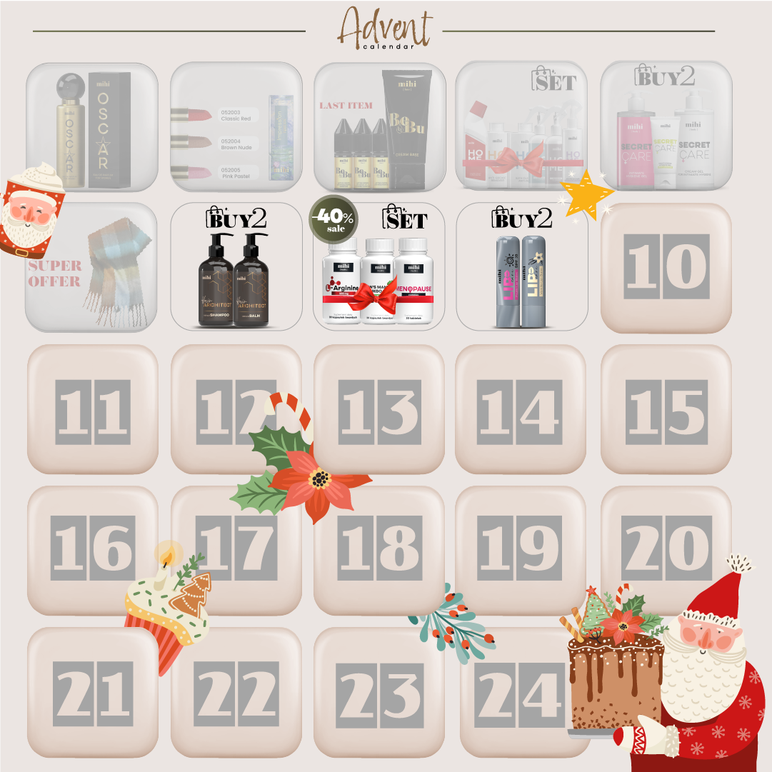 9er jour du calendrier de l'Avent en ligne Mihi ! 🎉