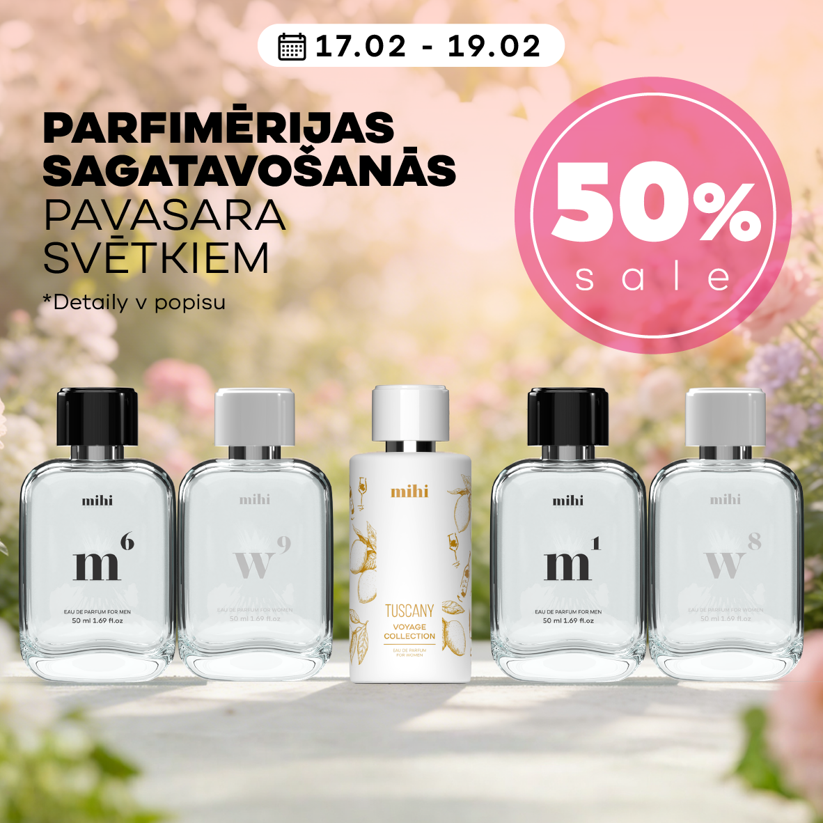 Parfimērijas sagatavošanās pavasara svētkiem