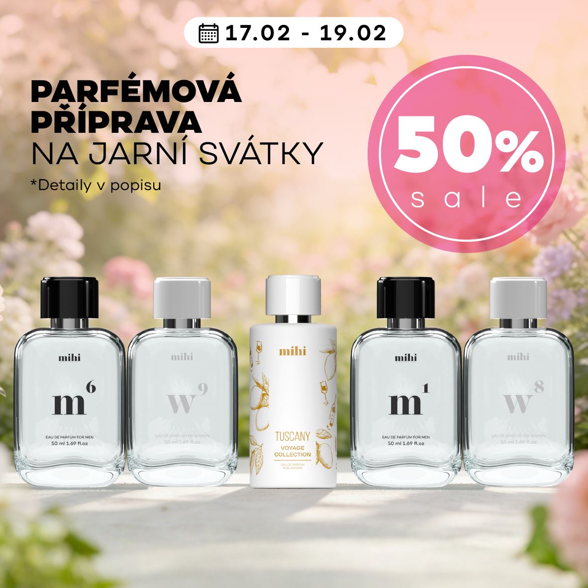 Parfémová příprava na jarní svátky