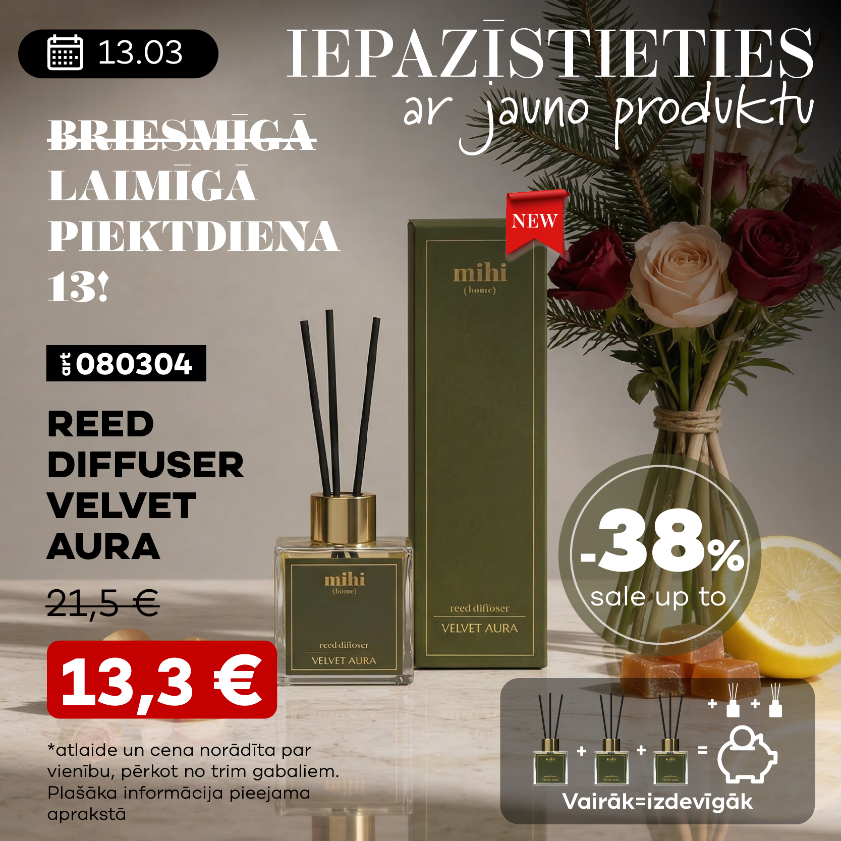 briesmīgā laimīgā piektdiena 13!