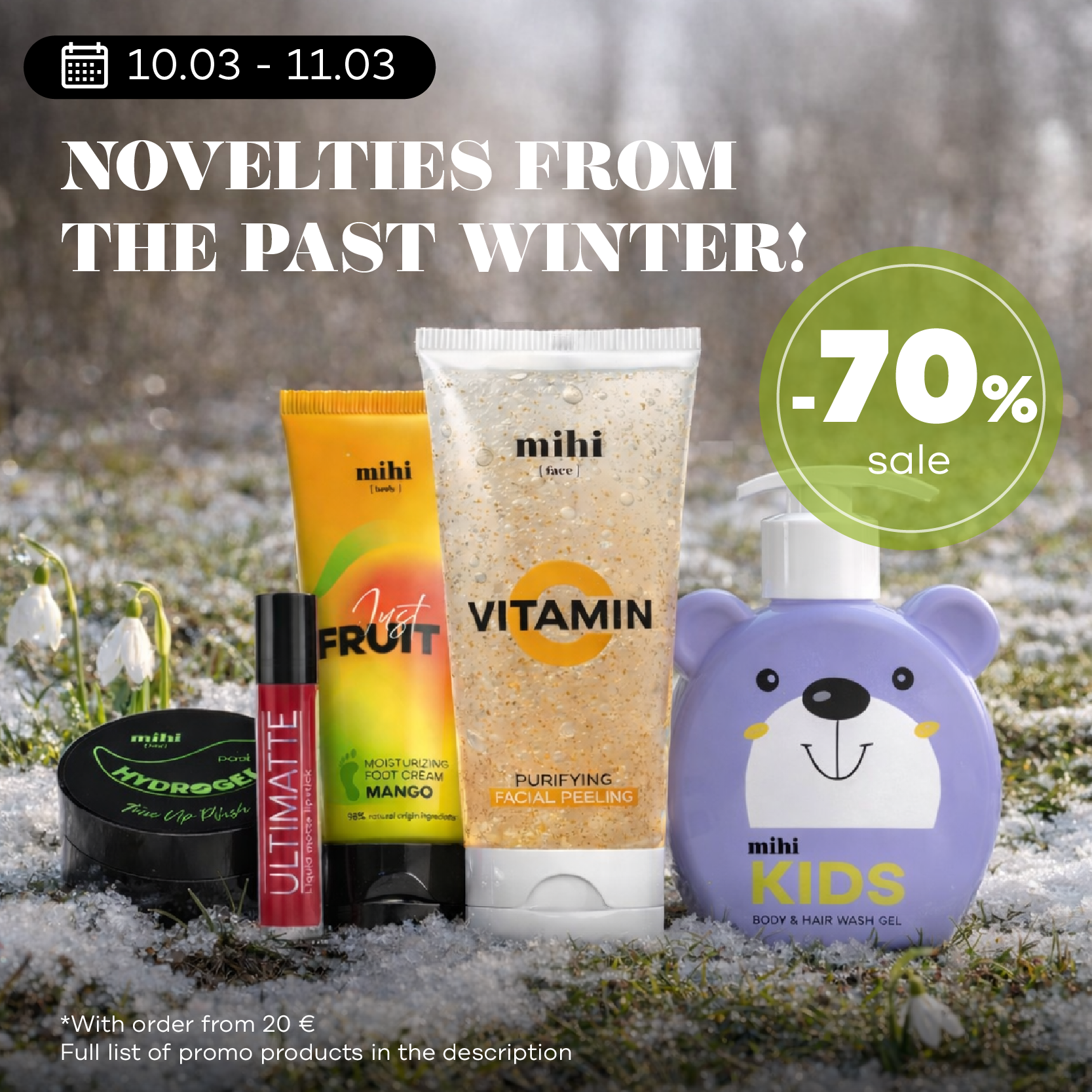 Uutuuksia menneeltä talvelta!