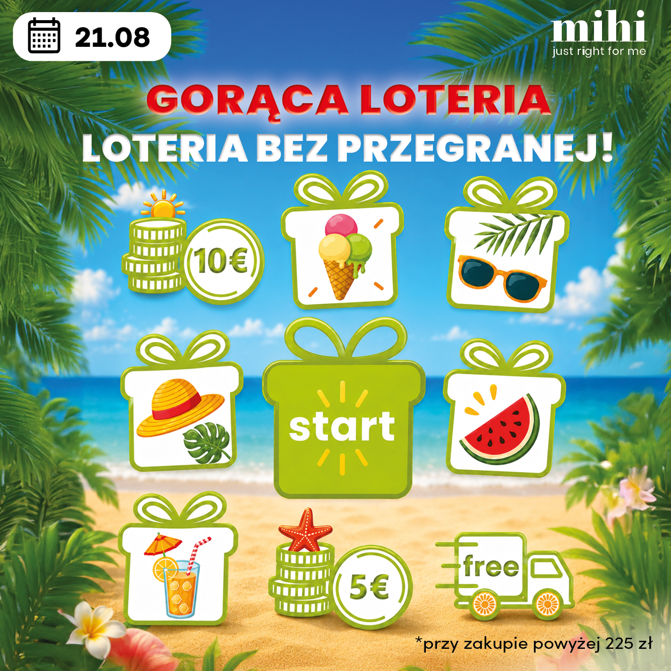 🔥 GORĄCA LOTERIA — loteria z gwarantowaną wygraną!