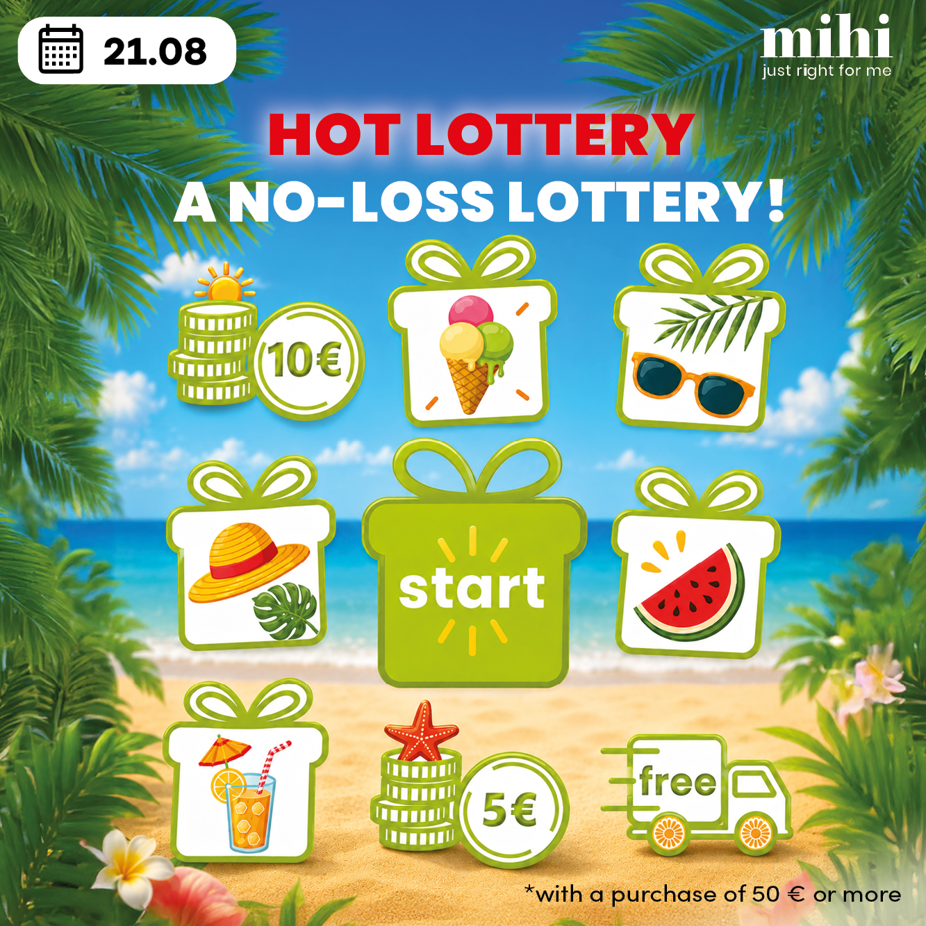 🔥 HOT LOTTERY — een loterij waarbij je gegarandeerd wint!