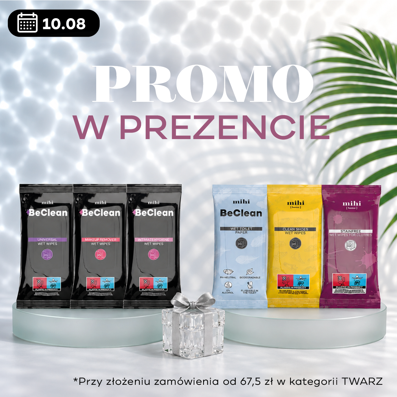 Chusteczki nawilżane w prezencie!